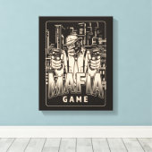 Afdrukken maffia Game Canvas (Insitu (Houten vloer))