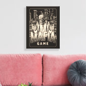 Afdrukken maffia Game Canvas (Insitu (Woonkamer))