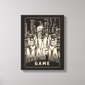 Afdrukken maffia Game Canvas