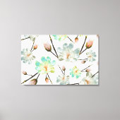 Afdrukken Magnolia Pattern Canvas (Voorkant)