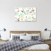 Afdrukken Magnolia Pattern Canvas (Insitu (Slaapkamer))