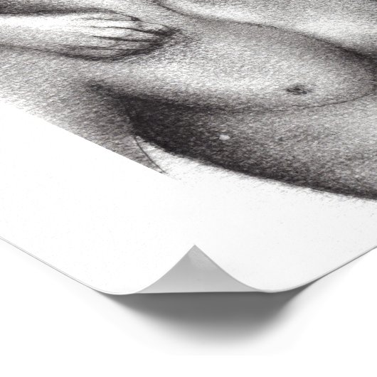 Afdrukken mannenomhulsel poster (Hoek)