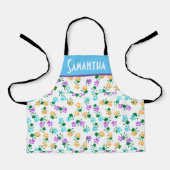 Afdrukken met hand en poot op maat schort (Voorkant)