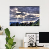 Afdrukken met lichte en donkere HDR/Scriptversie Poster (Thuiskantoor)
