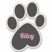 Afdrukken met onderste kop en naam sticker (Voorkant)