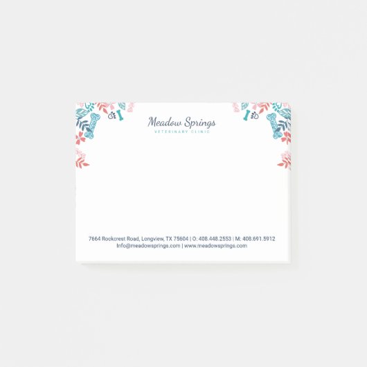 Afdrukken met pet pols en pet post-it® notes (Voorkant)