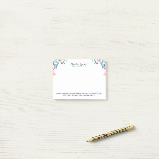 Afdrukken met pet pols en pet post-it® notes (Op bureau)