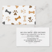 Afdrukken met pit en Bone Visitekaartje (Voorkant / Achterkant)