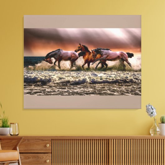 Afdrukken met verrekende canvas wandelen (Insitu (Woonkamer))