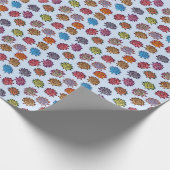 Afdrukken met verrijkt Roos, Floral patroon met mo Cadeaupapier (Hoek)