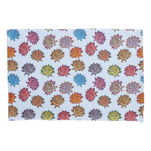 Afdrukken met verrijkt Roos, Floral patroon met mo Kussensloop (Voorkant)