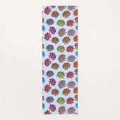 Afdrukken met verrijkt Roos, Floral patroon met mo Yogamat (Voorkant)