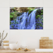 Afdrukken met waterval en HDR-beweging met scripts Poster (Keuken)
