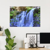 Afdrukken met waterval en HDR-beweging met scripts Poster (Thuiskantoor)