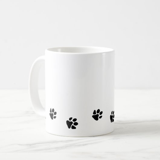 Afdrukken naar mijn hart verven koffiemok (Voorkant links)