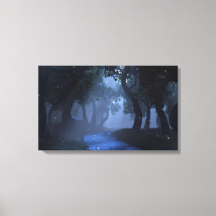 Afdrukken Nightwalk Canvas