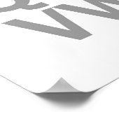 Afdrukken of posters van alfabet HI (Hoek)