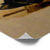 Afdrukken ontwerppaarden en kogelhonden Poster (Hoek)