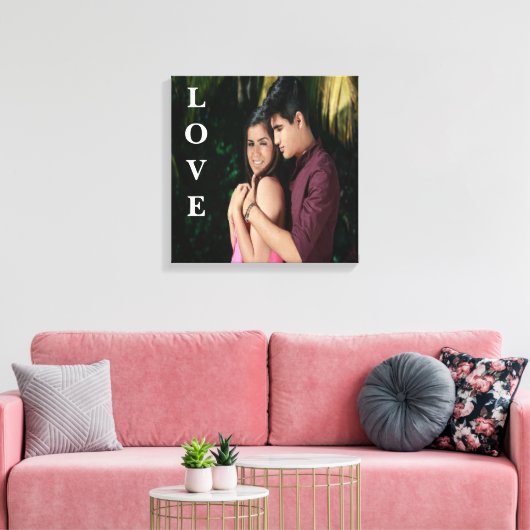 Afdrukken op aangepast fotocanvas (Insitu (Woonkamer))