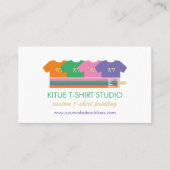 Afdrukken op aanvraag Handgemaakte Warmteoverdrach Visitekaartje (Voorkant)