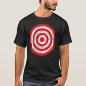 Afdrukken op Achterkant Bullseye Doel Bulls Eye P T-shirt (Voorkant)