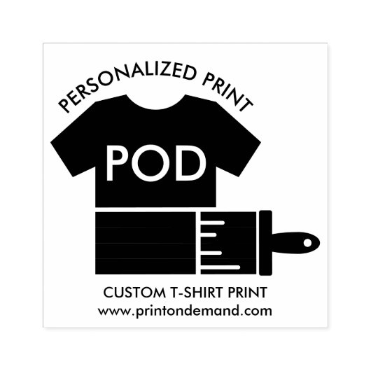 Afdrukken op bestelling plakken kleding rubberstempel (Afrduk)