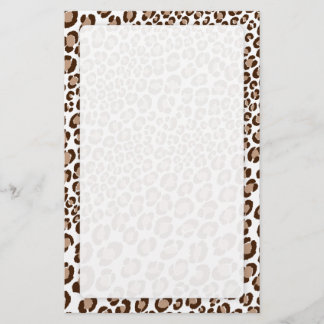 Afdrukken op de luipaard/Natuurlijke/achtergrondkl Briefpapier