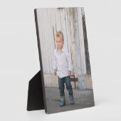 Afdrukken op een FOTO-PLAQUE met standaard Fotoplaat (Zijkant)