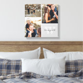 Afdrukken op monogram fotocollage voor aangepaste (Insitu (Slaapkamer))