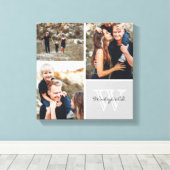 Afdrukken op monogram fotocollage voor aangepaste (Insitu (Houten vloer))