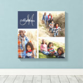 Afdrukken op monogram fotocollage voor aangepaste (Insitu (Houten vloer))