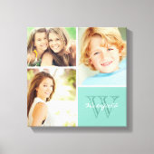 Afdrukken op monogram fotocollage voor aangepaste  (Voorkant)