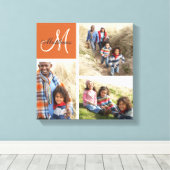 Afdrukken op monogram fotocollage voor aangepaste  (Insitu (Houten vloer))