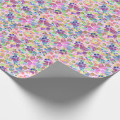 Afdrukken op roze ompakpapier cadeaupapier (Hoek)