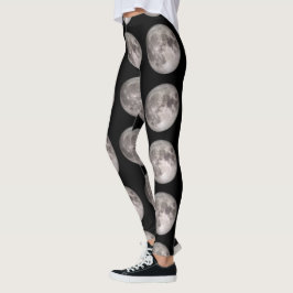 Afdrukken op volle maan leggings