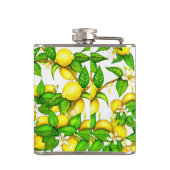 Afdrukken op witte fles heupfles (Achterkant)