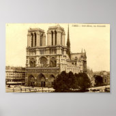 Afdrukken - Parijs, Notre Dame Poster (Voorkant)