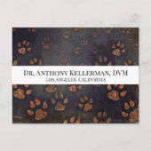 Afdrukken Paw Briefkaart (Voorkant)