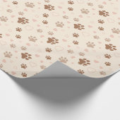 Afdrukken Paw Cadeaupapier (Hoek)