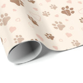 Afdrukken Paw Cadeaupapier (Rol Hoek)