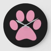 Afdrukken Paw Grote Klok (Voorkant)