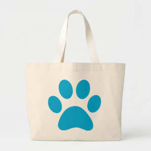 Afdrukken Paw Grote Tote Bag