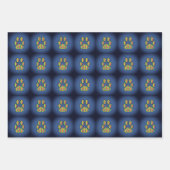 Afdrukken Paw Inpakpapier Vel (Voorkant)