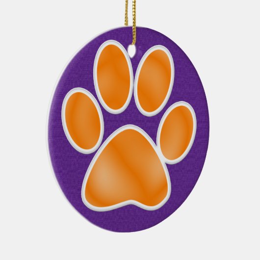Afdrukken Paw Keramisch Ornament (Rechts)
