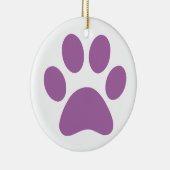 Afdrukken Paw Keramisch Ornament (Rechts)