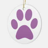 Afdrukken Paw Keramisch Ornament (Links)
