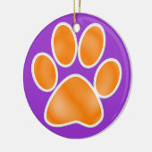 Afdrukken Paw Keramisch Ornament (Links)