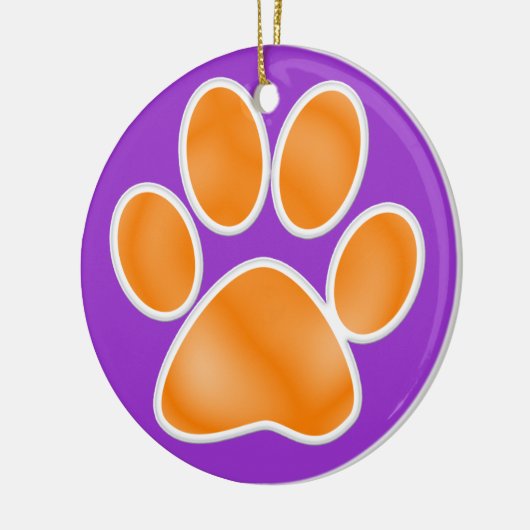 Afdrukken Paw Keramisch Ornament (Links)