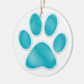 Afdrukken Paw Keramisch Ornament (Links)