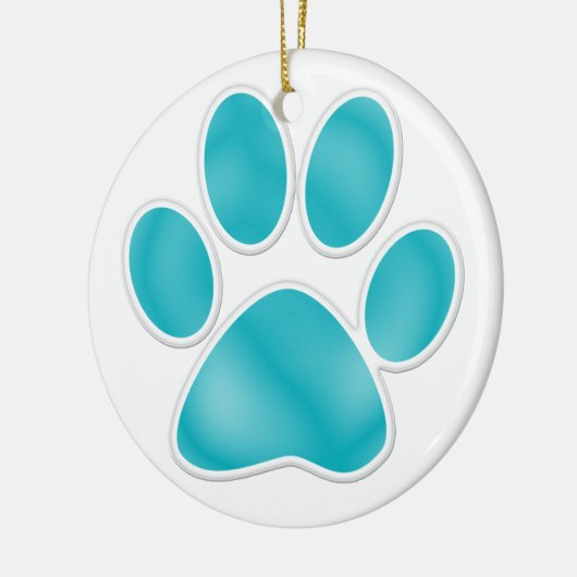 Afdrukken Paw Keramisch Ornament (Links)